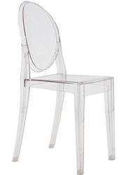 Clear Acrylic Ghost Chair is available at http://1stackablechairs.com