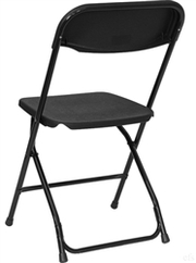 Folding Chair Larry Hoffman - Black Poly Folding Chair