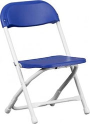 Folding chairs tables larry - Kids Blue Folding Chair