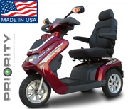 Luxurious Three Wheeled Big Sized Dual Seat Scooter