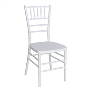 White Resin Chiavari Chair by Folding Tables and Chairs