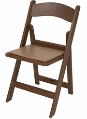 Wholesale Brown Resin Folding Chair