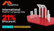  Save 21% off web hosting packages with MyLightHost! 