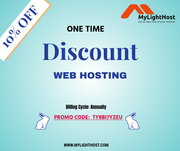 Enjoy 10% OFF on web hosting