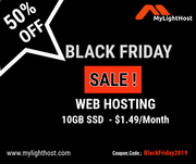 Mylighthost Black Friday Sale is live now! 