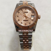 Rolex Date-Just Rose Gold Dial Swiss Automatic Women’s Watch