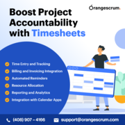 Stay on top of your projects with Orangescrum Timesheet Software