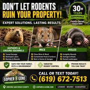 Trusted Gopher & Rodent Control Experts | Serving San Diego County